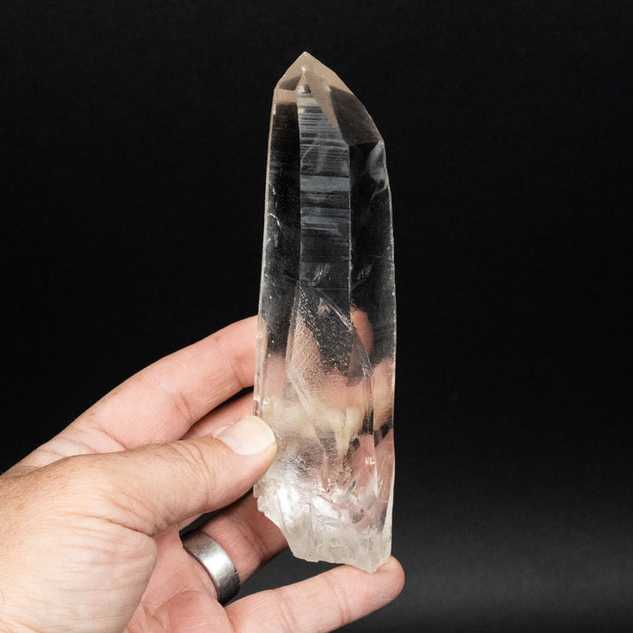 Lemurian Seed Quartz Crystal 296 g 152x39mm