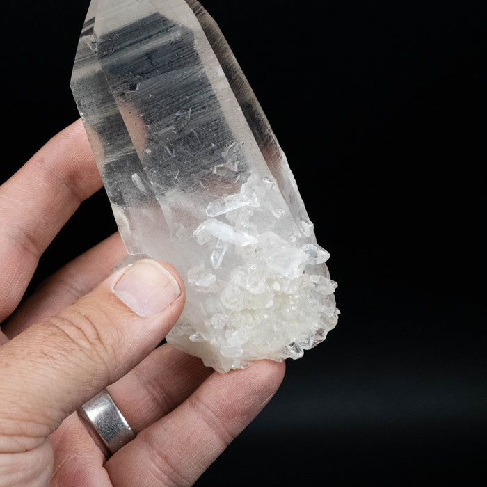 Lemurian Seed Quartz Crystal 280 g 113x60mm