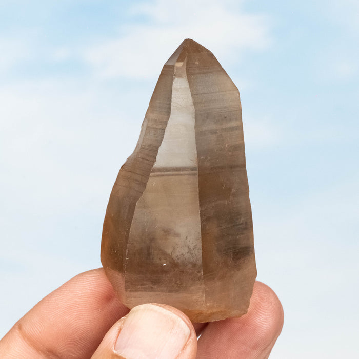 Tangerine Lemurian Seed Quartz Crystal *DT 68 g 65x38mm