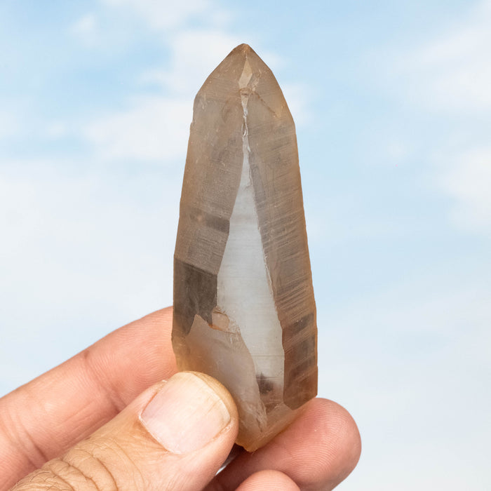 Tangerine Lemurian Seed Quartz Crystal *DT 57 g 76x26mm