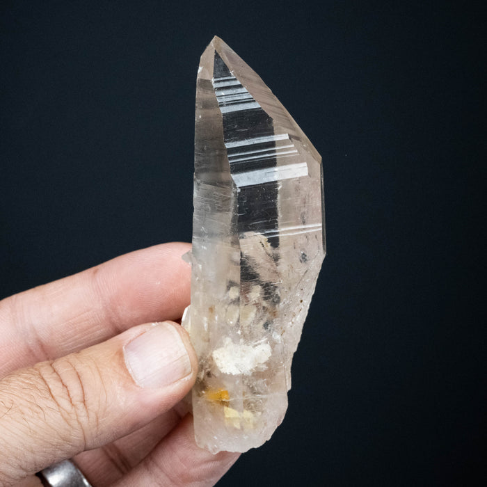 Lemurian Seed Quartz Crystal 111 g 96x25mm