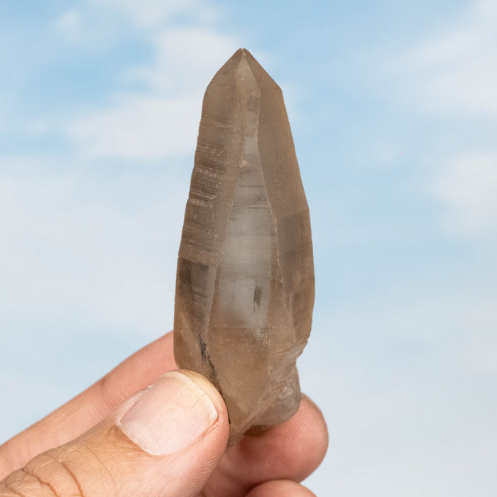 Tangerine Lemurian Seed Quartz Crystal *DT 46 g 71x25mm