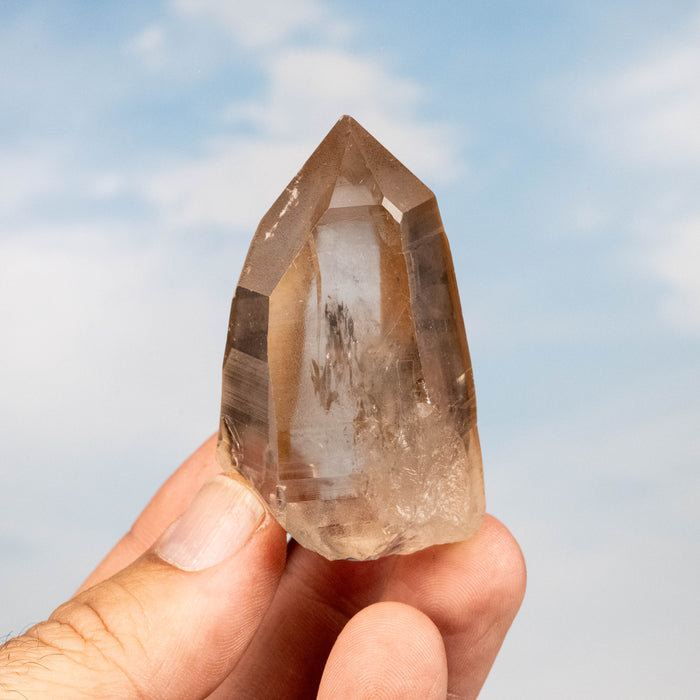 Smoky Lemurian Seed Quartz Crystal 83 g 61x36mm