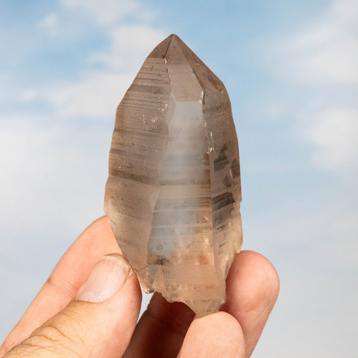 Smoky Lemurian Seed Quartz Crystal 108 g 72x41mm