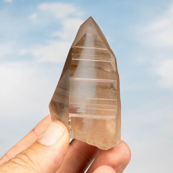 Smoky Lemurian Seed Quartz Crystal 108 g 75x41mm