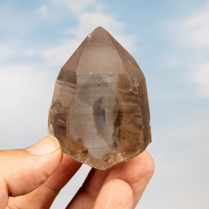 Smoky Lemurian Seed Quartz Crystal 123 g 66x46mm