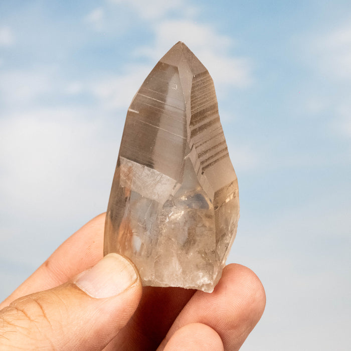 Smoky Lemurian Seed Quartz Crystal 81 g 62x38mm