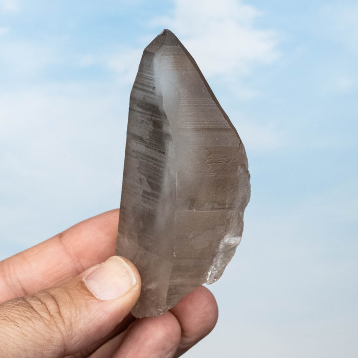 Smoky Lemurian Seed Quartz Crystal 112 g 92x39mm