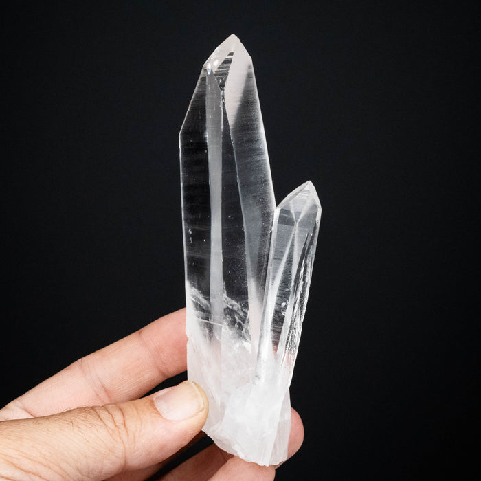 Lemurian Seed Quartz Crystal 210 g 132x36mm