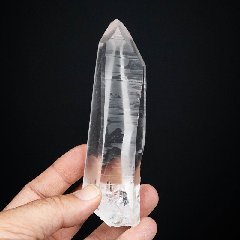 Lemurian Seed Quartz Crystal with Phantom 236 g 131x40mm - InnerVision Crystals