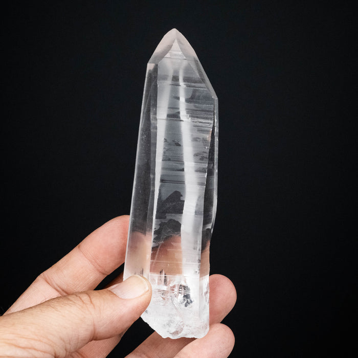 Lemurian Seed Quartz Crystal with Phantom 236 g 131x40mm