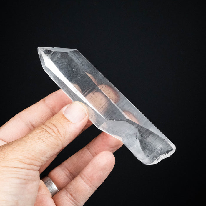 Lemurian Seed Quartz Crystal *DT with Phantom 136 g 127x33mm