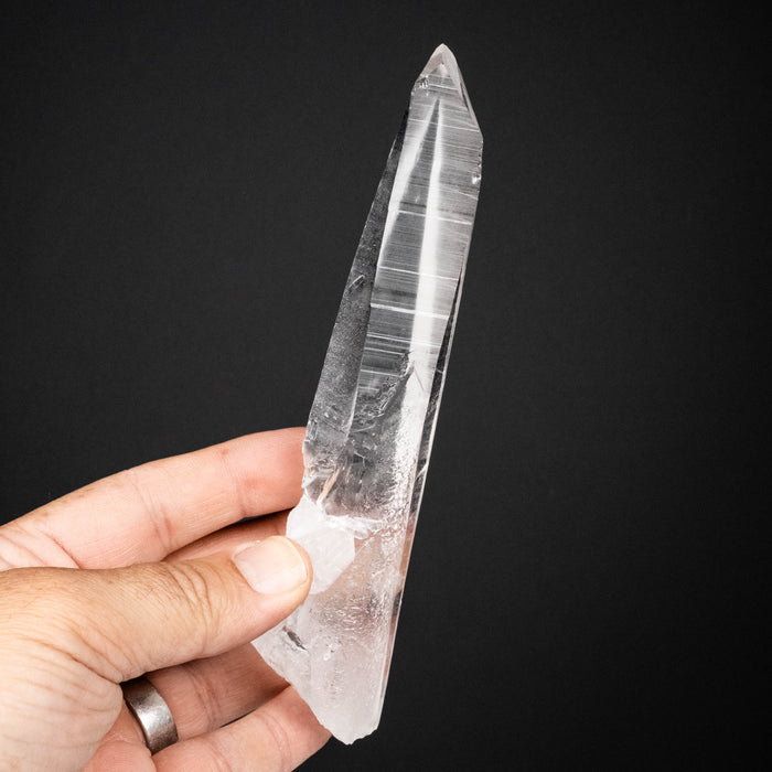 Lemurian Seed Quartz Crystal 180 g 165x37mm