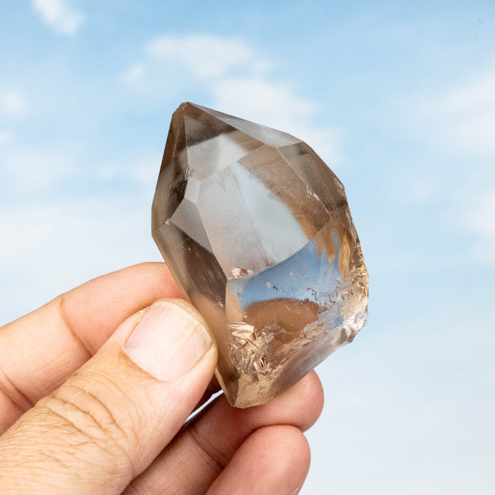 Smoky Lemurian Seed Quartz Crystal 93 g 58x44mm