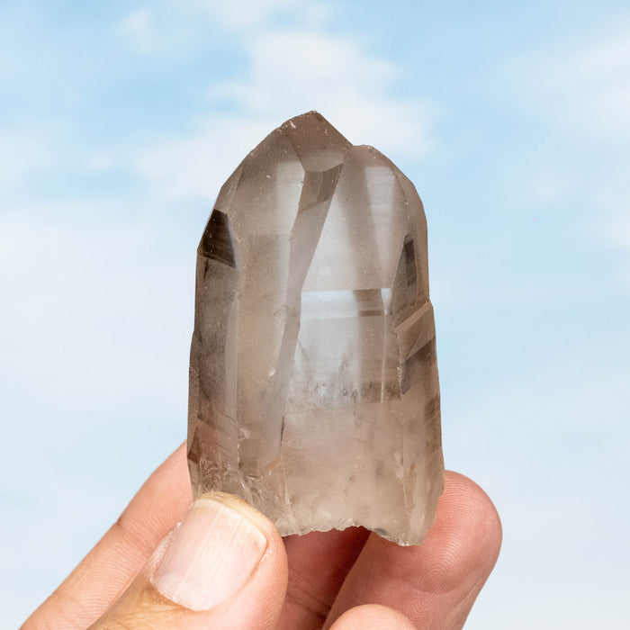 Smoky Lemurian Seed Quartz Crystal 81 g 59x39mm