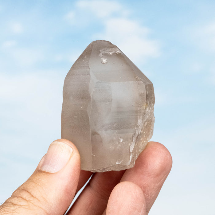 Smoky Lemurian Seed Quartz Crystal 102 g 57x41mm