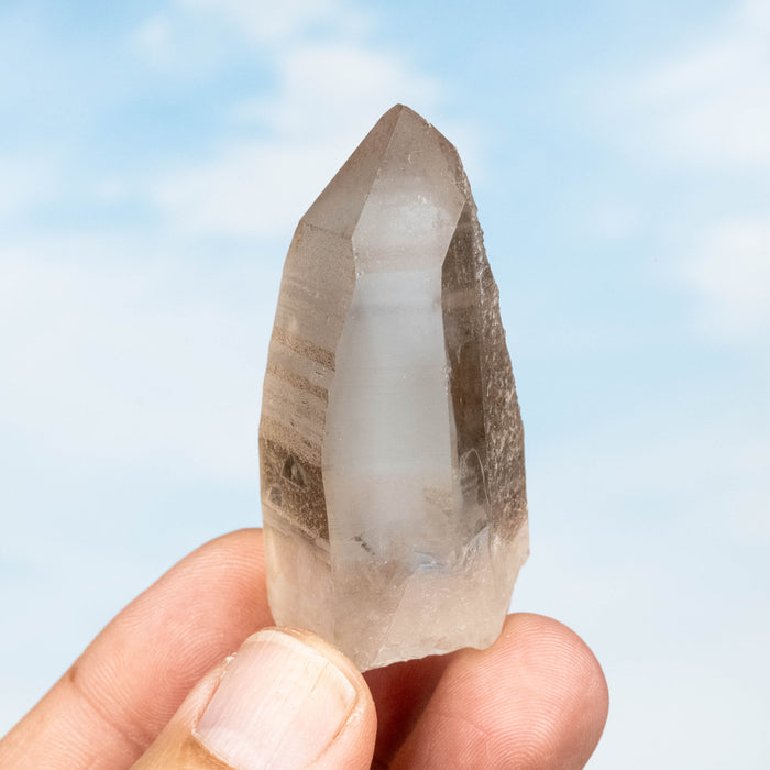 Smoky Lemurian Seed Quartz Crystal 61 g 60x31mm