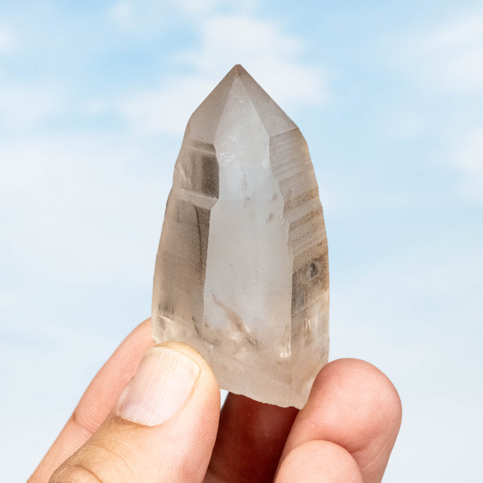 Smoky Lemurian Seed Quartz Crystal 61 g 60x31mm