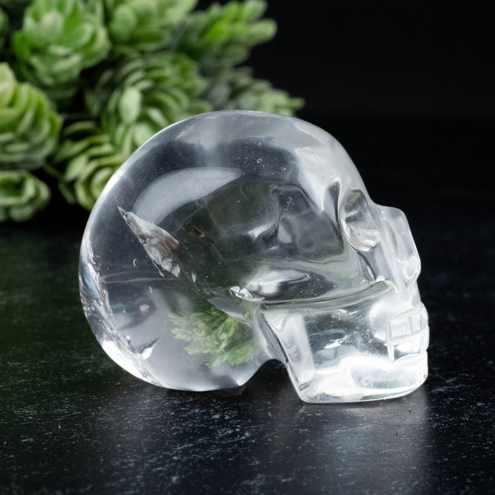 Lemurian Quartz Crystal Skull 84 g 46x37mm