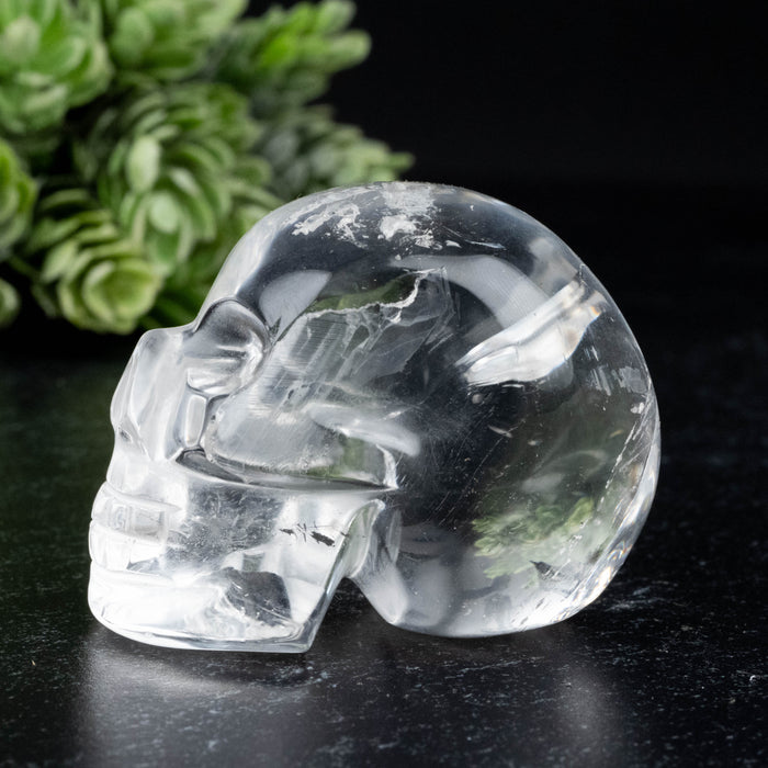 Lemurian Quartz Crystal Skull 84 g 46x37mm
