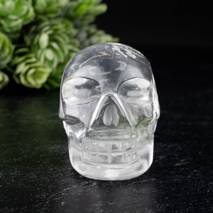 Lemurian Quartz Crystal Skull 84 g 46x37mm