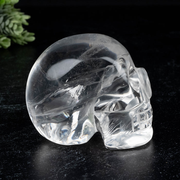 Lemurian Quartz Crystal Skull 242 g 65x55mm