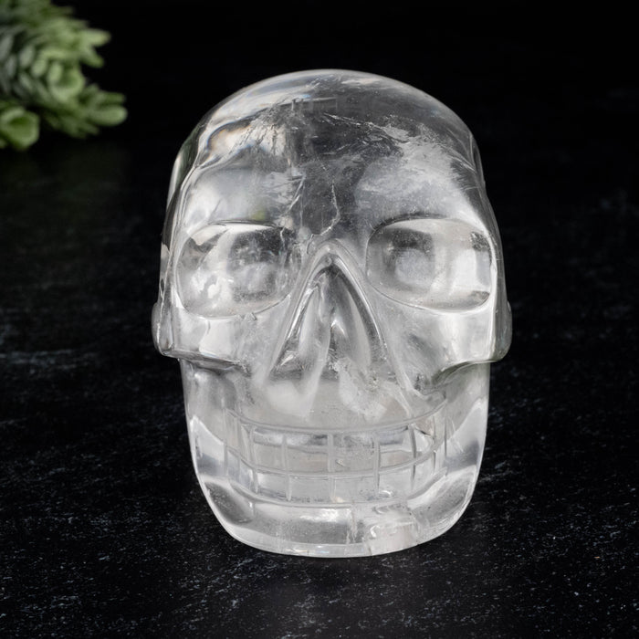 Lemurian Quartz Crystal Skull 316 g 71x57mm