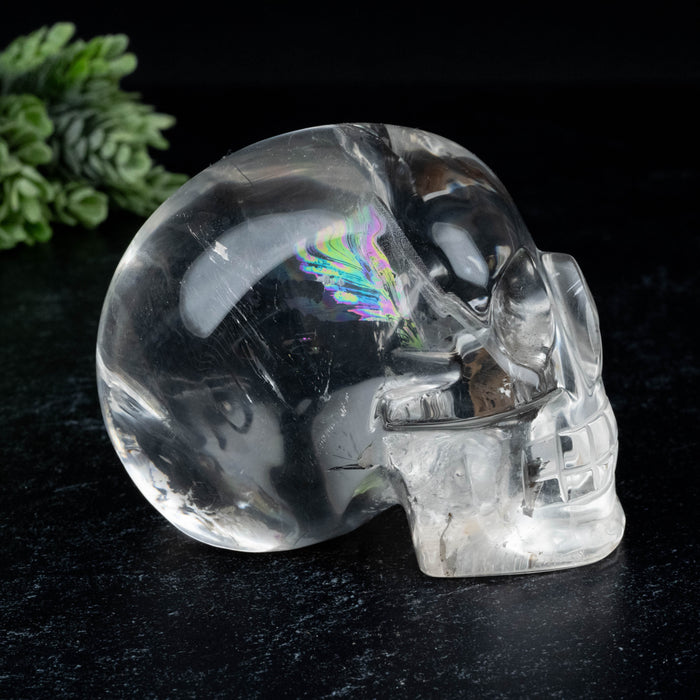 Lemurian Quartz Crystal Skull 414 g 84x62mm