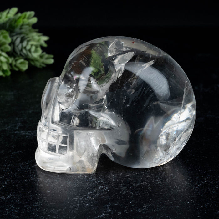 Lemurian Quartz Crystal Skull 414 g 84x62mm