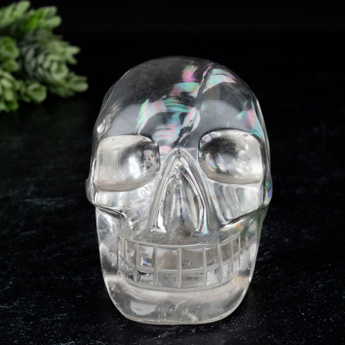 Lemurian Quartz Crystal Skull 414 g 84x62mm