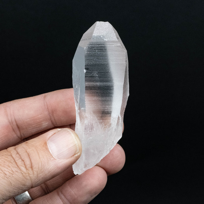 Lemurian Seed Quartz Crystal 71.93 g 84x27mm