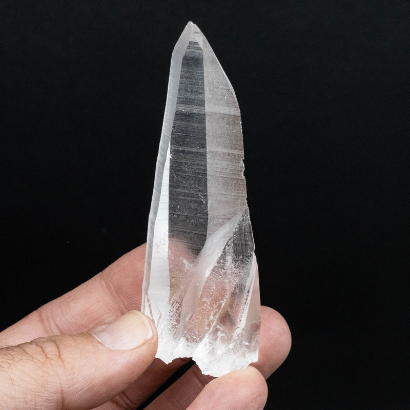 Lemurian Seed Quartz Crystal 53.19 g 92x32mm DT