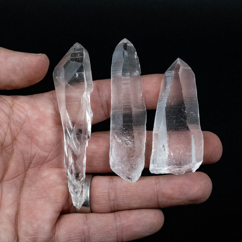 Lemurian Seed Quartz Crystal 98 g 61-87mm LOT