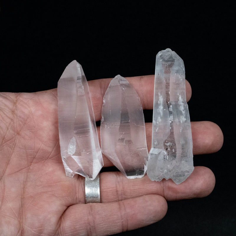 Lemurian Seed Quartz Crystal 104 g 57-73mm LOT