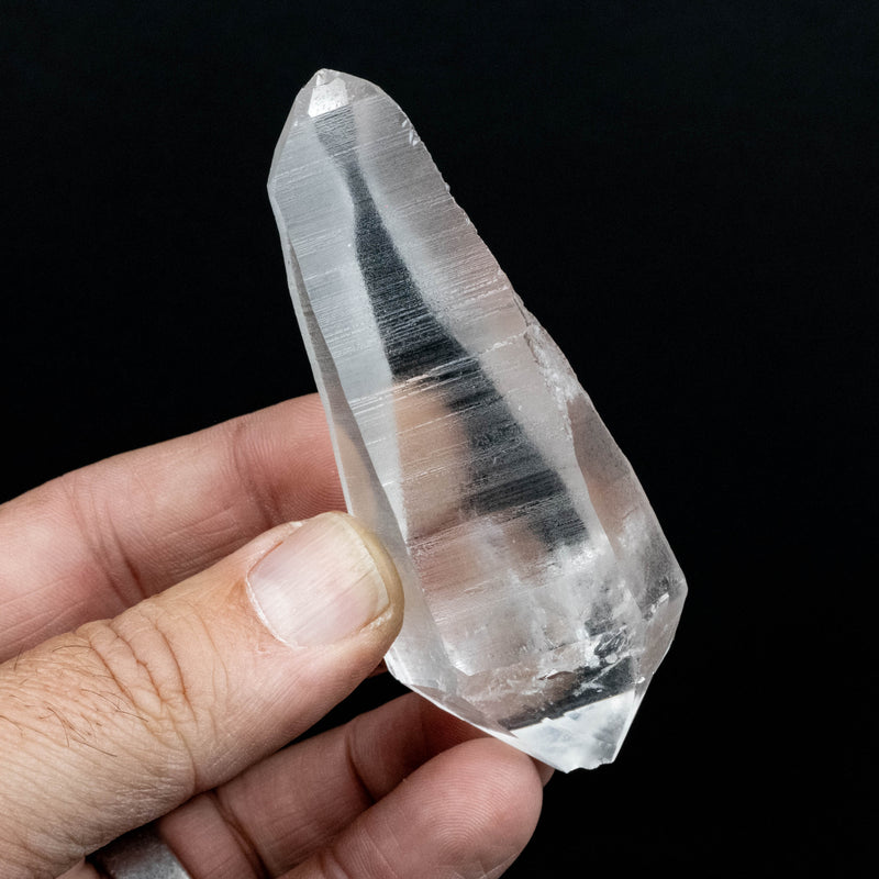 Lemurian Seed Quartz Crystal 84.33 g 86x37mm DT