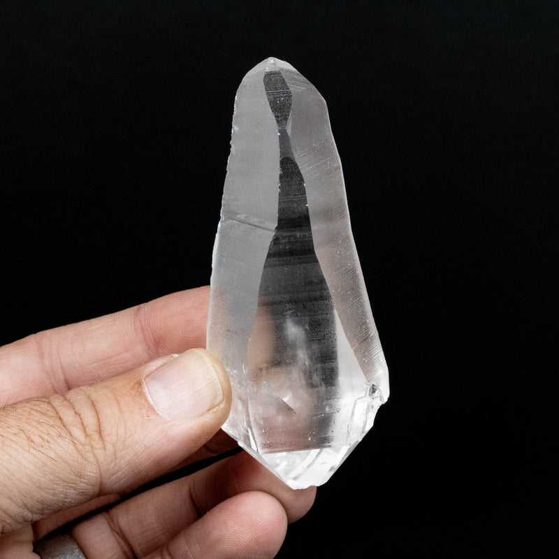 Lemurian Seed Quartz Crystal 84.33 g 86x37mm DT