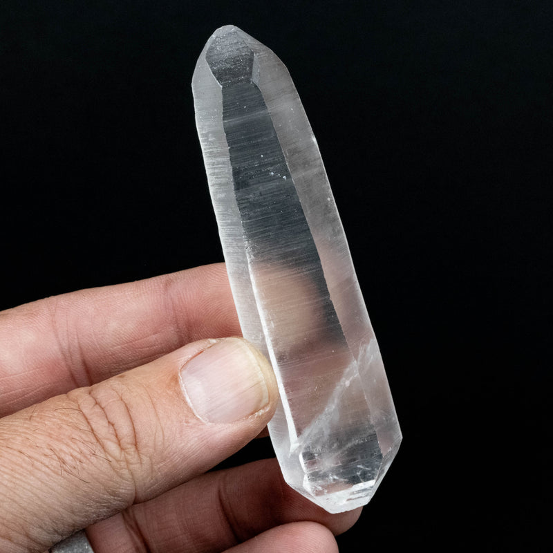 Lemurian Seed Quartz Crystal 51.22 g 92x23mm DT