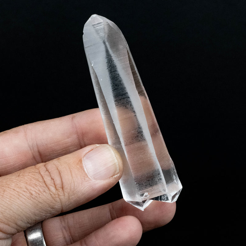 Lemurian Seed Quartz Crystal 63.14 g 87x26mm DT