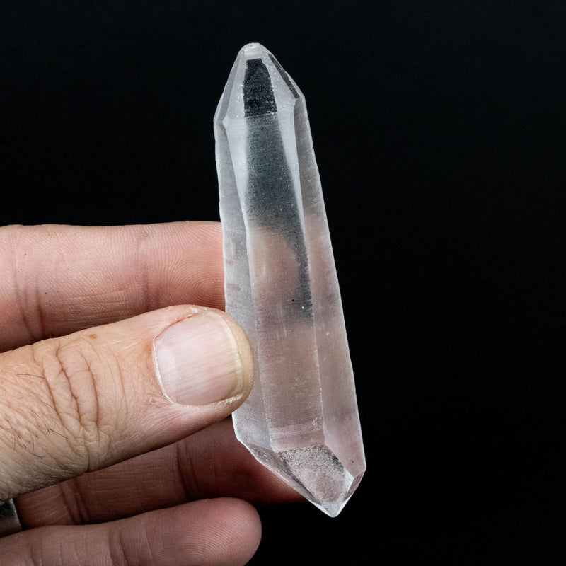 Lemurian Seed Quartz Crystal 42.53 g 85x22mm DT