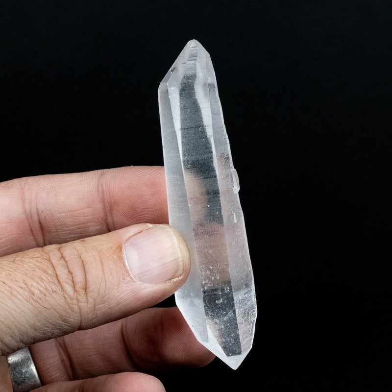 Lemurian Seed Quartz Crystal 42.53 g 85x22mm DT