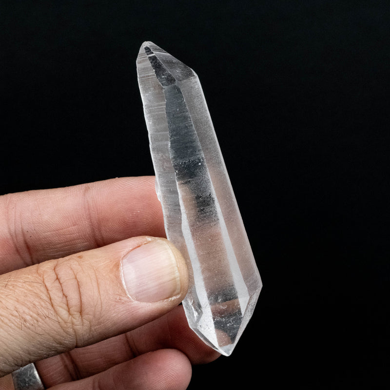 Lemurian Seed Quartz Crystal 42.53 g 85x22mm DT