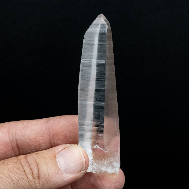 Lemurian Seed Quartz Crystal 34.43 g 88x22mm