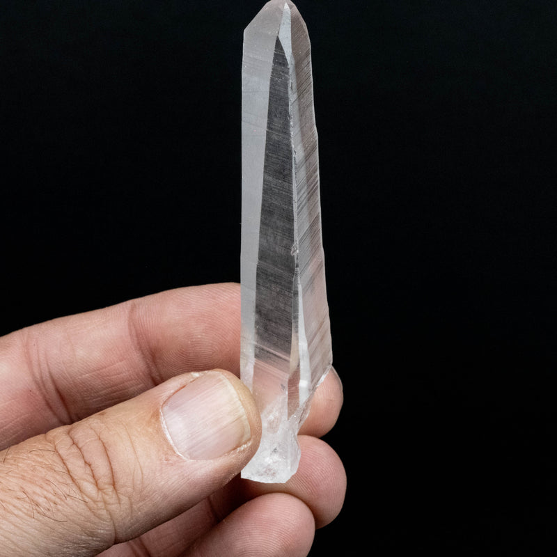 Lemurian Seed Quartz Crystal 34.43 g 88x22mm