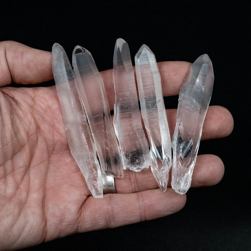 Lemurian Seed Quartz Crystal 90.23 g 73-89mm LOT