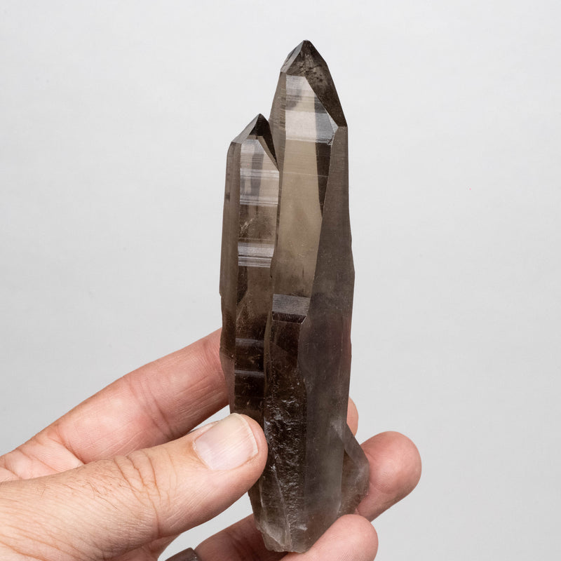Smoky Lemurian Seed Quartz Crystal 166 g 128x32mm