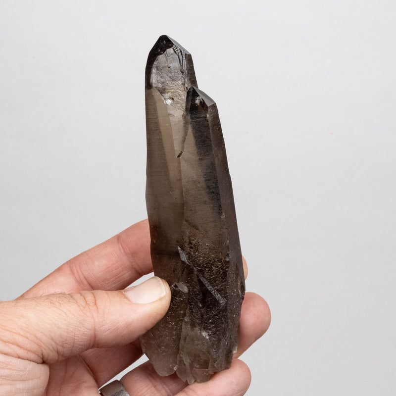 Smoky Lemurian Seed Quartz Crystal 166 g 128x32mm