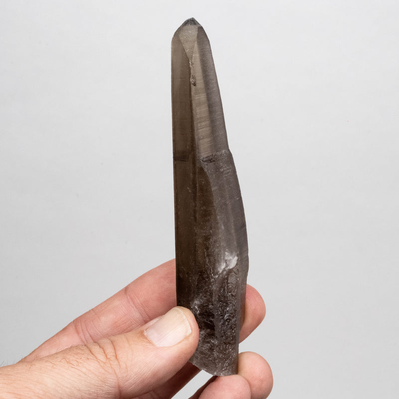 Smoky Lemurian Seed Quartz Crystal 88 g 119x30mm
