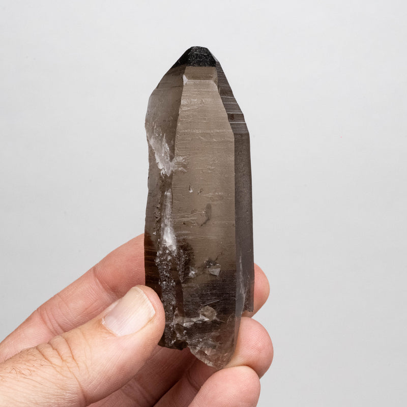 Smoky Lemurian Seed Quartz Crystal 94 g 89x33mm