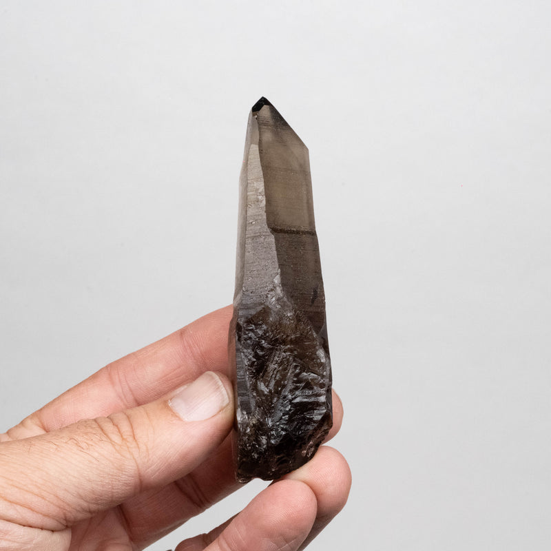 Smoky Lemurian Seed Quartz Crystal 98 g 98x30mm *Polished Faces