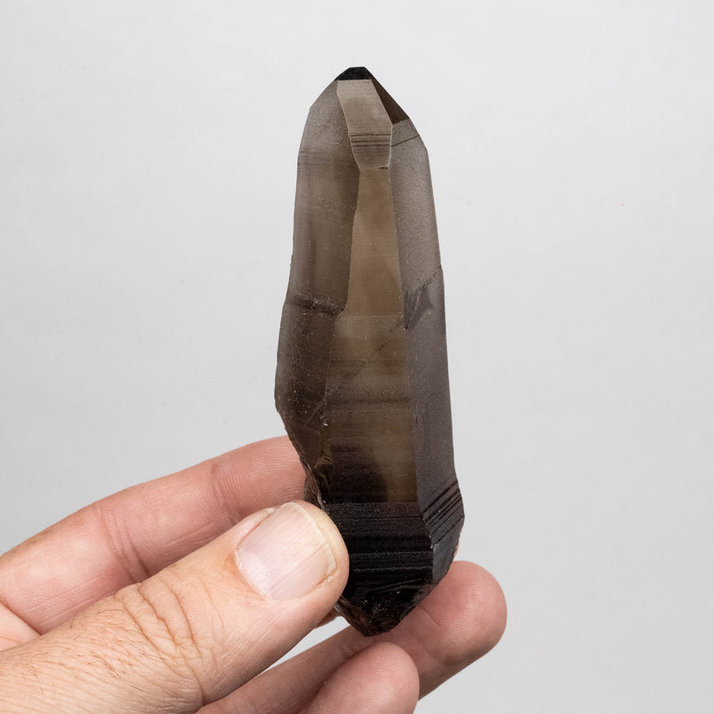 Smoky Lemurian Seed Quartz Crystal 98 g 98x30mm *Polished Faces